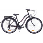 Trekingový bicykel Mountain Core Lady 28" čierno-oranžový 18,5" 